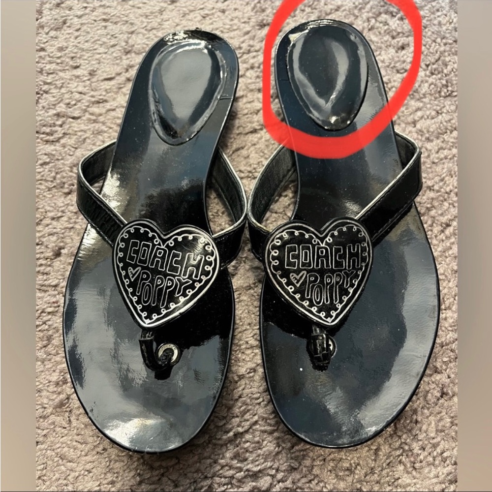 Coach Poppy Flip Flops - Picture 5 of 5